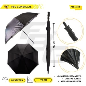 FBG-4212 GUARDA CHUVA PORTARIA 75 CM
