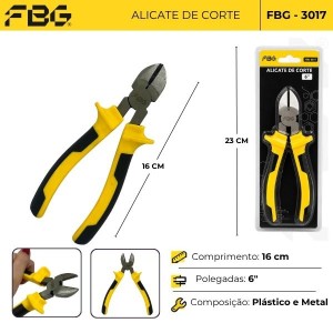 FBG-3017 ALICATE CORTE NOVO MODELO