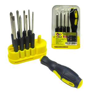 FBG-3021  KIT CHAVE FENDA E PHILIPS C/ 9 PEÇAS