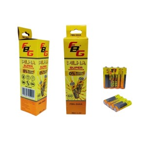FBG-3AAA  PILHA PALITO AAA TUBO C/60