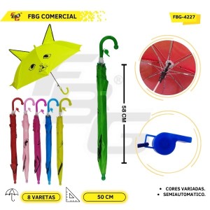 FBG-4227 GUARDA CHUVA  KIDS 50 CM