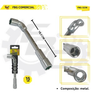 FBG-3238 CHAVE L 15MM