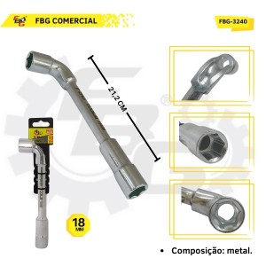 FBG-3240 CHAVE L 18MM