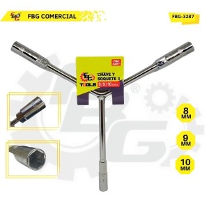 FBG-3287 CHAVE DE RODA Y 8/9/10MM