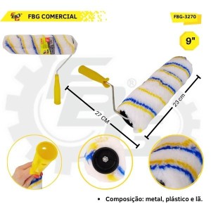 FBG-3270 ROLO DE PINTURA COM SUPORTE 9