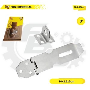 FBG-3364 FECHO DOBRADICA DE ACO P/CADEADO 3'' 2X48