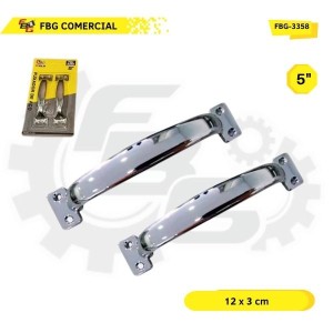 FBG-3358 PUXADOR DE ACO ALCA CHAPA 5'' C/2 2X48