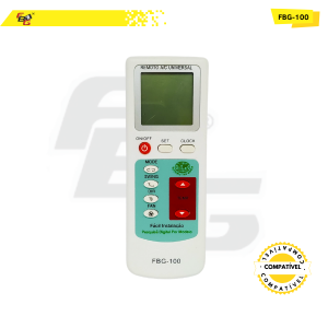 100 CONTROLE COMPATÍVEL AR CONDICIONADO UNIVERSAL