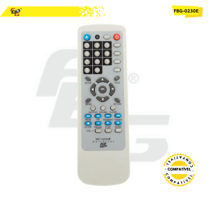 0230E CONTROLE  DVD COMPATÍVEL  C/ UNIVERSAL