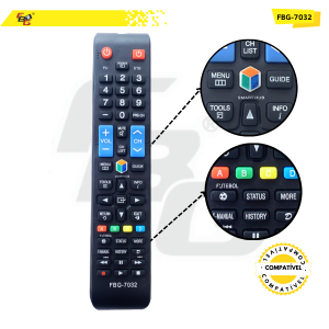 7032 CONTROLE SMART COMPATÍVEL  SAMSUNG