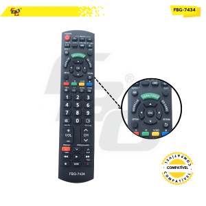 7434 CONTROLE LCD COMPATÍVEL C/ PANASONIC