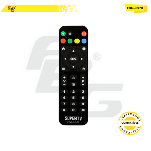 9078 CONTROLE RECEP  COMPATÍVEL C/ SUPER TV