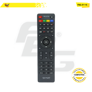 9116 CONTROLE RECEP COMPATÍVEL C/ SKYSAT