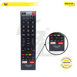  9138 CONTROLE COMPATÍVEL C/SMART TOSHIBA