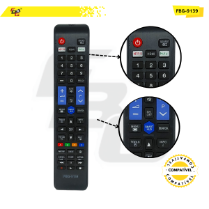  9139 CONTROLE SMART COMPATÍVEL C/ SAMSUNG