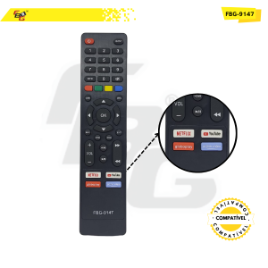 9147 CONTROLE SMART COMPATÍVEL C/  MULTILASER