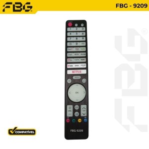 FBG-9209 CONTROLE REMOTO UNIVERSAL COMPATÍVEL C/ SAMSUNG/LG/SONY