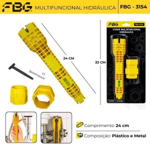 FBG-3154 CHAVE MULTIFUNCIONAL HIDRAULICA