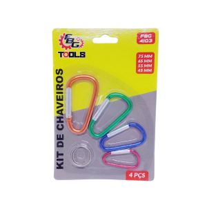 FBG-4103 KIT CHAVEIROS 4PÇ